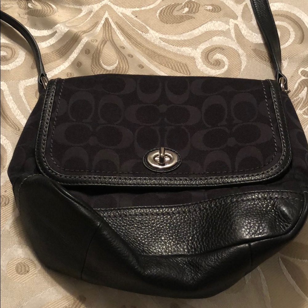 Black coach crossbody